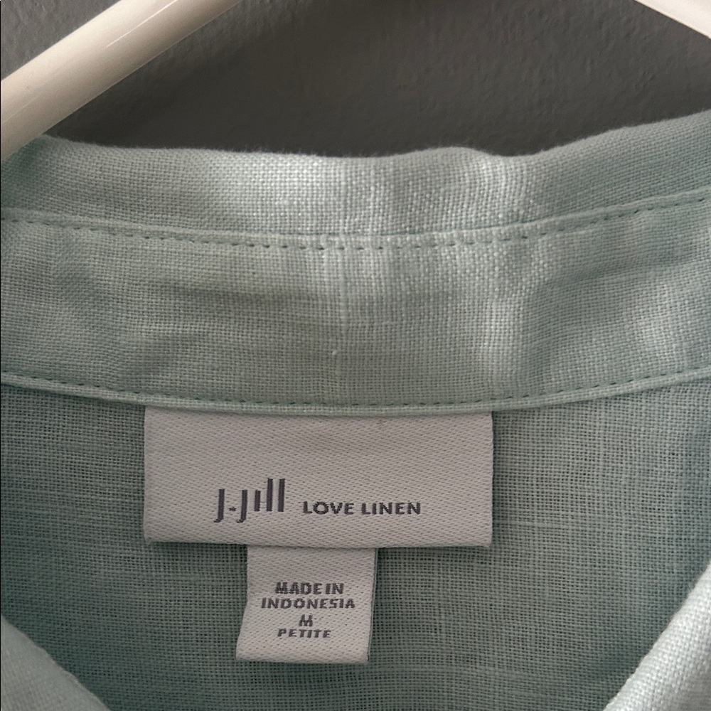 J. Jill Light Blue Button Down Shirt - Picture 2 of 6